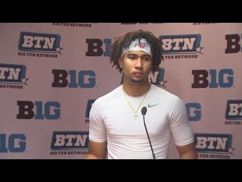 C.J. Stroud postgame interview | Ohio State-Nebraska