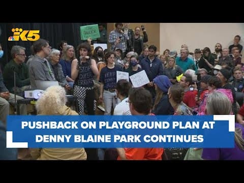Playground plan at Denny Blaine Park faces overwhelming opposition