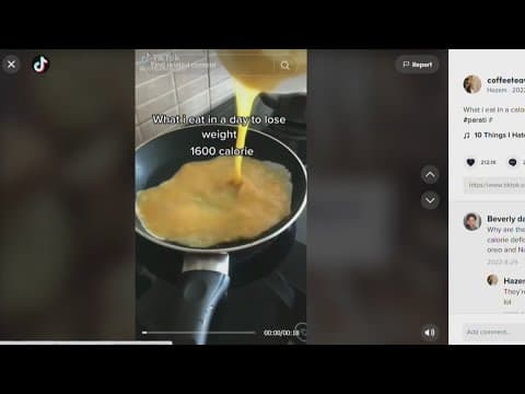 Weight Loss Wednesday: Experts weigh in on TikTok diet videos