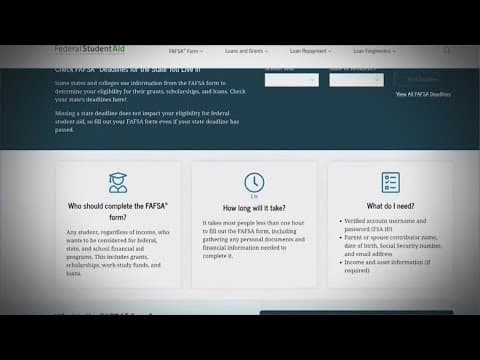 Hundreds of thousands of financial aid applications need to be fixed after latest calculation error