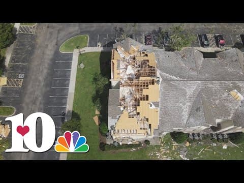 Cleanup continues at Lovell Crossing Apartments after tornado