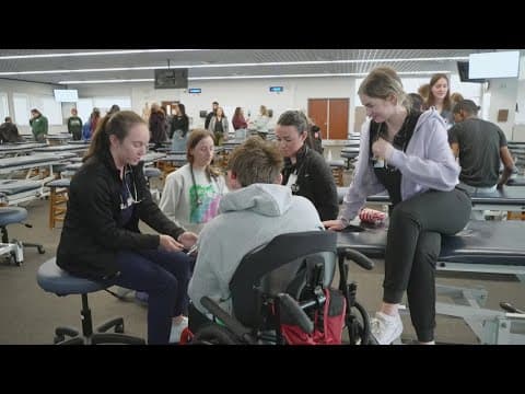 Young people with disabilities help medical students train