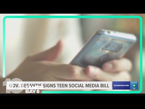 DeSantis signs one of the country's most restrictive social media bans for minors