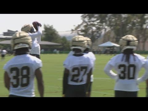 Saints Training Camp Day 1 play of the day