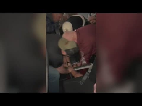 Passenger restrained on Frontier Airlines flight from Denver to Houston