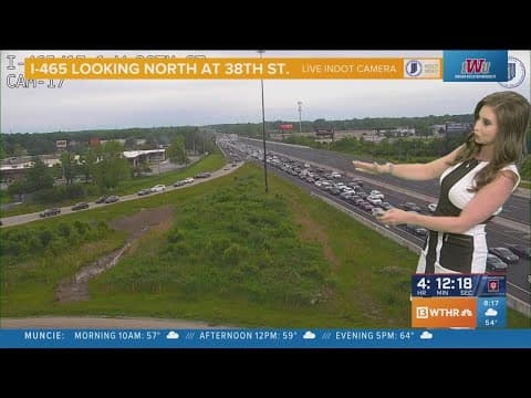 Indy 500 race day traffic | 8 a.m. Update | Track Team 13