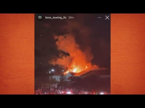 Massive fire in Largo leaves man dead, child hurt