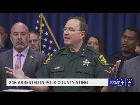 Over 200 arrested in Polk County trafficking sting, Sheriff Judd says