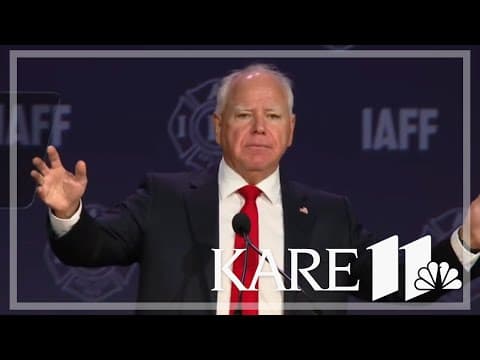 Walz: Kamala Harris is ready to debate Donald Trump