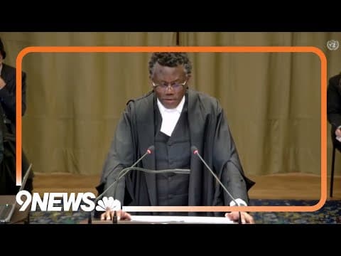 South Africa Accuses Israel of 'Genocidal Intent' Towards Palestinians in Gaza