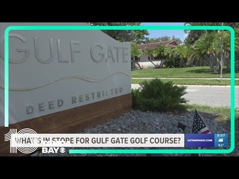 Sarasota commissioners to discuss future of Gulf Gate golf course