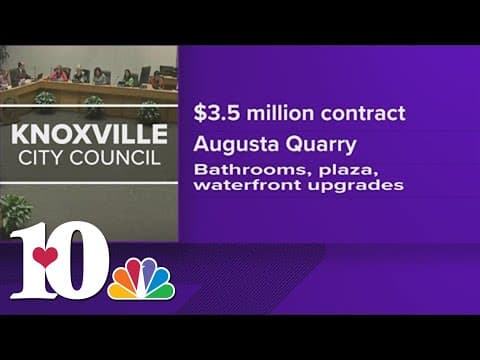 Knoxville City Council to discuss $3.5 million contract for Augusta Quarry amenities