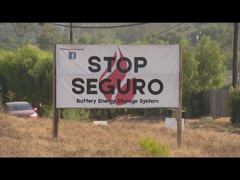 An Escondido battery storage facility caught fire this week. It's what neighbors have feared