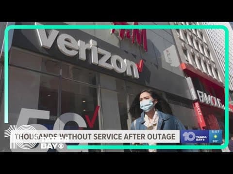 Thousands of Verizon customers still without service after outage