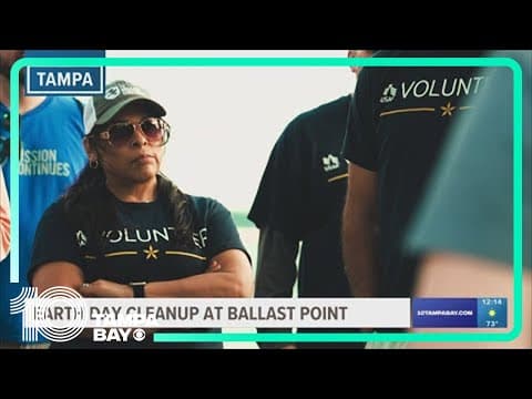 Earth Day cleanup at Ballast Point in South Tampa