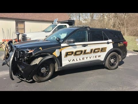 Valleyview police chief injured in crash near west Columbus
