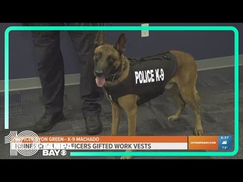 Haines City K-9s gifted protective work vests