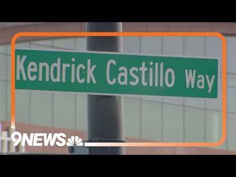 Signs installed on newly-renamed Kendrick Castillo Way