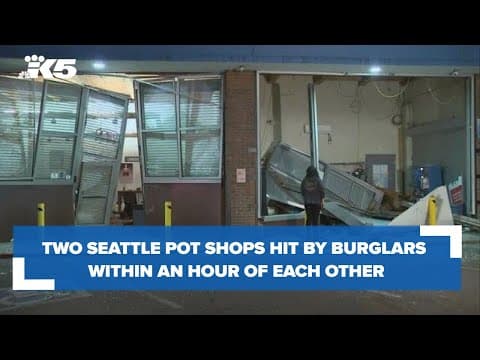 Two Seattle cannabis shops targeted by burglars within hours of each other