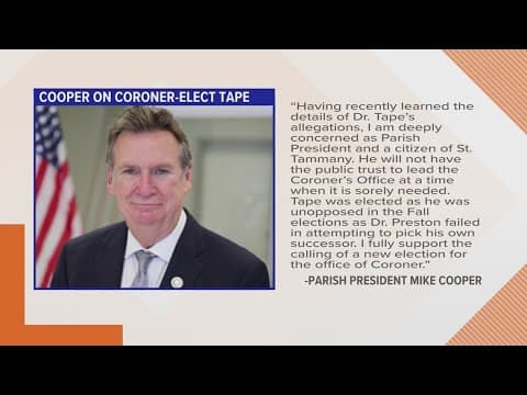 St. Tammany Parish president calls for new election as coroner-elect's sex abuse charges resurface