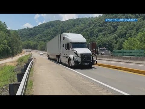 I-40 open to traffic again between Tennessee and North Carolina a week after flooding, rockslide