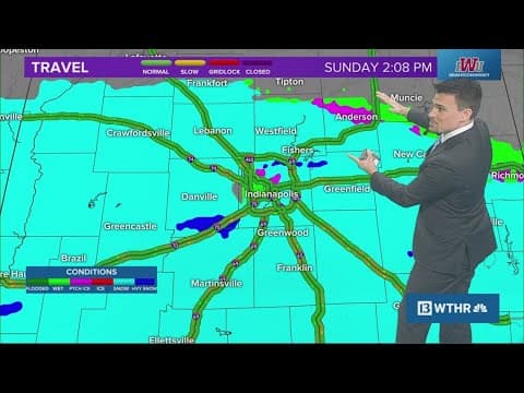 2 p.m. update on winter snow storm in Indiana | Weather Impact Alert