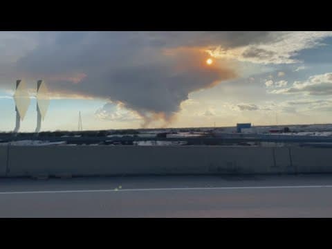 As smoke rises from St. Charles Parish marsh fire officials urge drivers to exercise caution