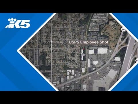 USPS worker injured in Everett shooting; suspect in custody