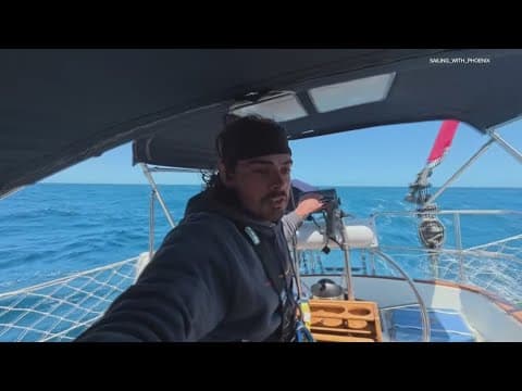 Oregon man, tired of corporate career, sails across Pacific Ocean with his cat