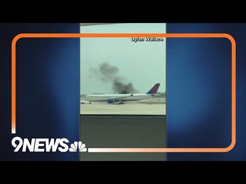 Passengers evacuated from Delta flight due to engine fire