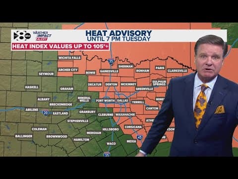 DFW Weather: Hurricane Erin's effect on the East Coast, Heat Advisory in North Texas
