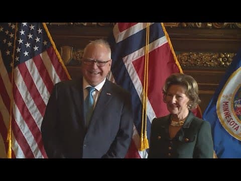 Gov. Walz meets with Her Majesty Queen Sonja of Norway