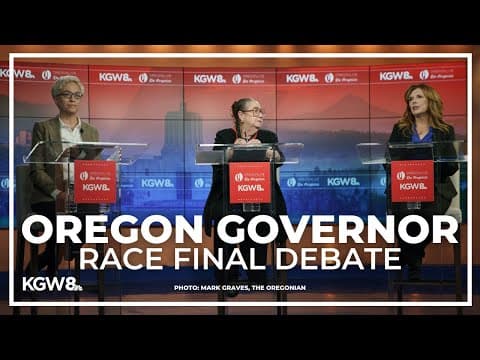 Candidates for Oregon governor spar in final debate before November election