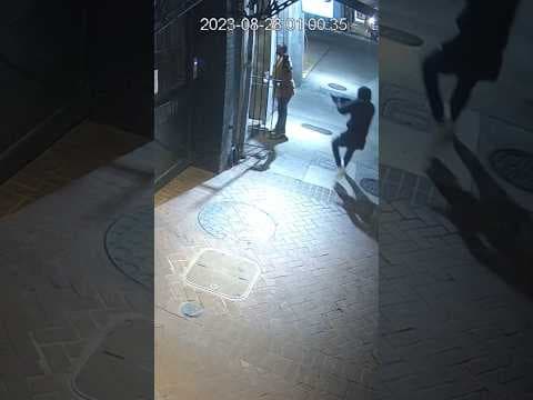 Surveillance footage captures French Quarter shooting. NOPD searching for suspects #crime