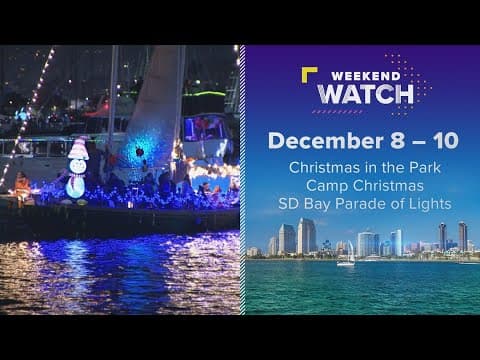 Weekend Watch December 8 - 10 | Things to do in San Diego
