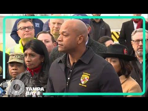 Officials share update on Baltimore bridge collapse