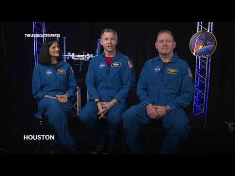 Astronauts Nick Hague, Suni Williams and Butch Wilmore speak about their time in space