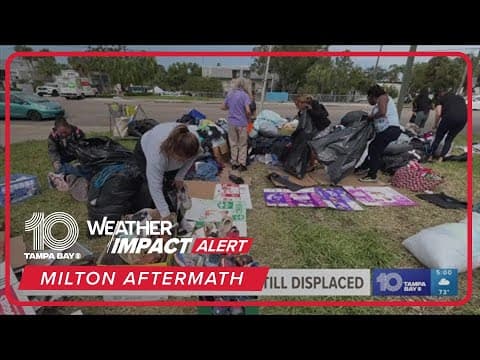 Clearwater apartment residents still displaced one week after Milton made landfall