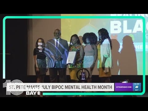 St. Petersburg makes July BIPOC Mental Health Month