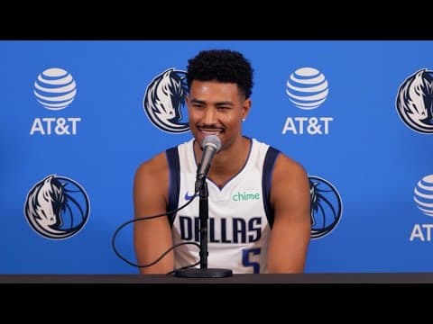 Quentin Grimes full press conference | 2024-25 Dallas Mavericks Media Day