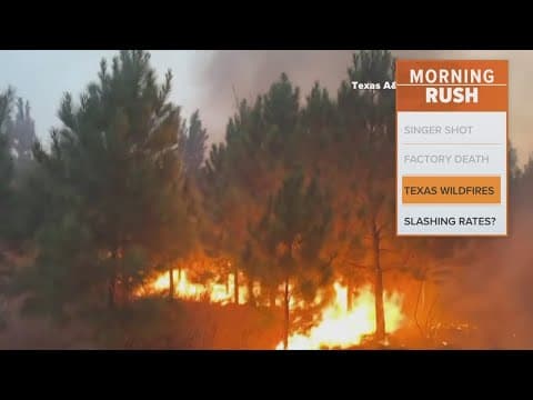 Central Texas wildfire forces people from their home