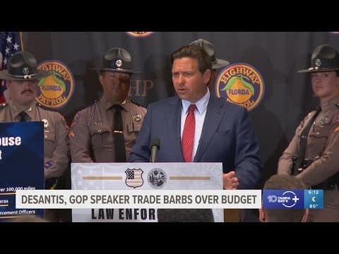 DeSantis slams lawmakers over ‘disgraceful’ law enforcement cuts; GOP speaker fires back at 'lie'