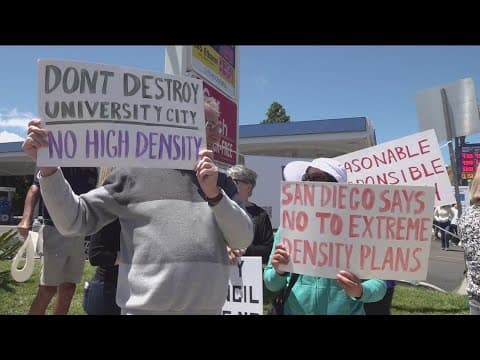Protests held citywide in San Diego for California’s new housing law SB-10