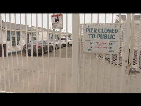 More repair work under way at Crystal Pier in Pacific Beach