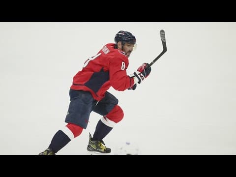 Super fan follows alongside Ovechkin: History in the making, awaiting final record breaking score.