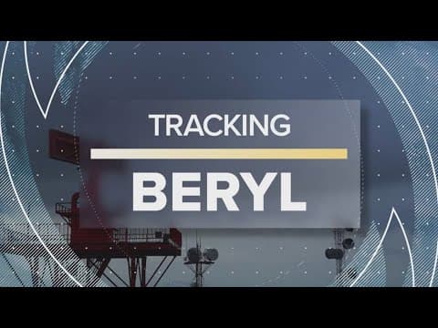 Beryl on its way to Texas