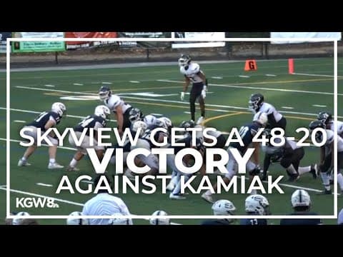 Skyview gets a 48-20 victory against Kamiak | Friday Night Football