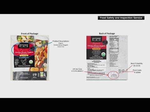 Perdue recalls 167,000 pounds of frozen chicken products