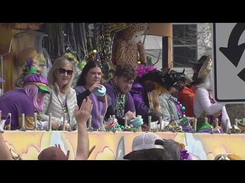 Mardi Gras Coverage: Severe Weather Threat, Bourbon Street crowded, ZULU and Rex roll