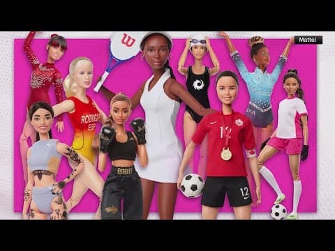 Barbie honoring 9 athletes, including tennis star Serena Williams, with their own dolls